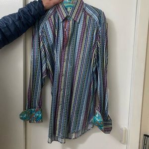 Robert Graham Button Down-Colorful